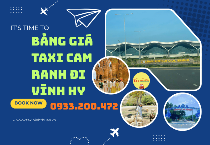 Bảng Giá Taxi Cam Ranh Đi Vĩnh Hy