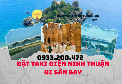 Đặt taxi điện Ninh Thuận đi sân bay