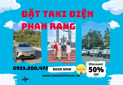Đặt taxi điện Phan Rang