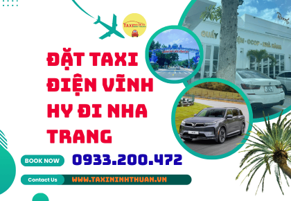 Đặt taxi điện Vĩnh Hy đi Nha Trang