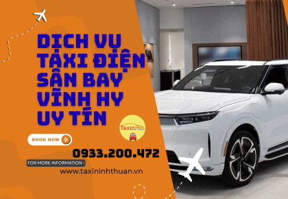Dịch vụ taxi điện sân bay Vĩnh Hy uy tín