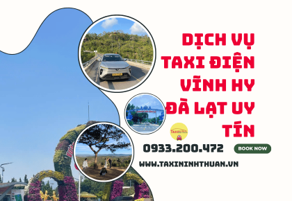 Dịch vụ taxi điện Vĩnh Hy Đà Lạt uy tín