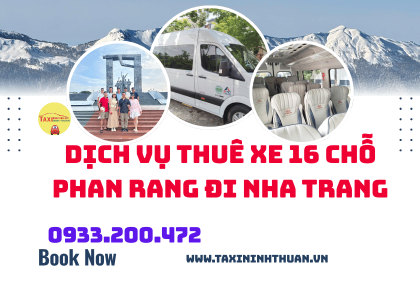 Dịch Vụ Thuê Xe 16 Chỗ Phan Rang Đi Nha Trang