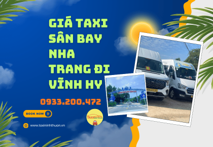 Giá Taxi Sân Bay Nha Trang Đi Vĩnh Hy