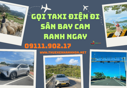 Gọi taxi điện đi sân bay Cam Ranh ngay