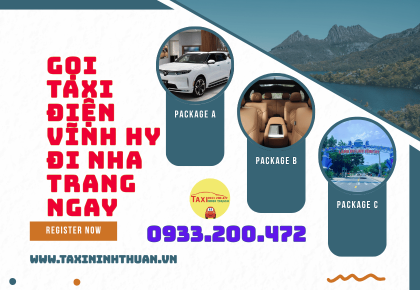 Gọi taxi điện Vĩnh Hy đi Nha Trang ngay
