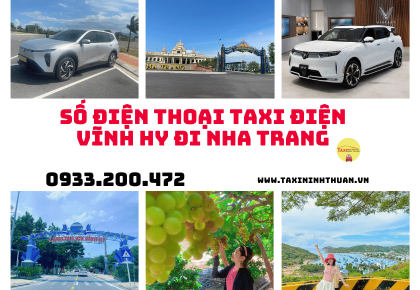 Số điện thoại taxi điện Vĩnh Hy đi Nha Trang