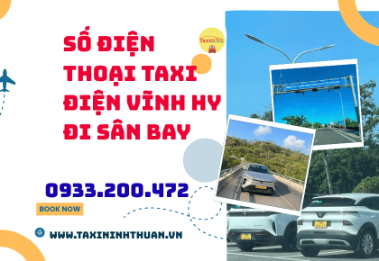 số điện thoại taxi điện Vĩnh Hy đi sân bay