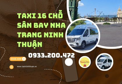 Taxi 16 Chỗ Sân Bay Nha Trang Ninh Thuận