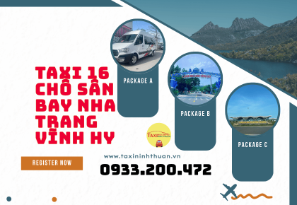 Taxi 16 Chỗ Sân Bay Nha Trang Vĩnh Hy