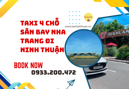 Taxi 4 Chỗ Sân Bay Nha Trang Đi Ninh Thuận