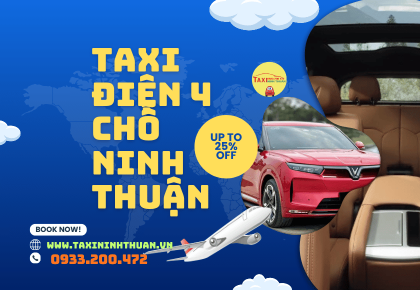 Taxi điện 4 chỗ Ninh Thuận