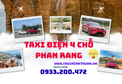 Taxi điện 4 chỗ Phan Rang