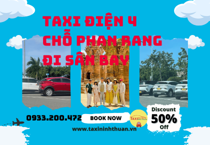 Taxi điện 4 chỗ Phan Rang đi sân bay