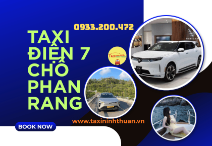 Taxi điện 7 chỗ Phan Rang