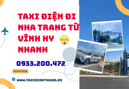 Taxi điện đi Nha Trang từ Vĩnh Hy nhanh
