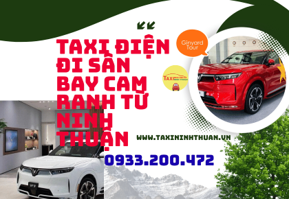 Taxi điện đi sân bay Cam Ranh từ Ninh Thuận