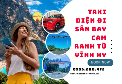 Taxi điện đi sân bay Cam Ranh từ Vĩnh Hy