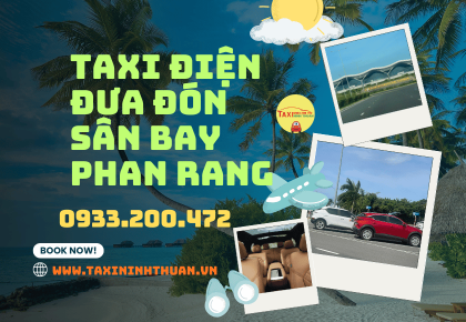 Taxi điện đưa đón sân bay Phan Rang