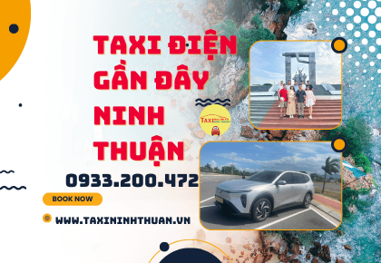 Taxi điện gần đây Ninh Thuận