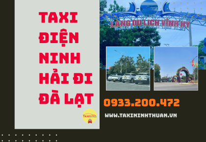 Taxi điện Ninh Hải đi Đà Lạt