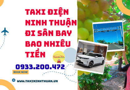 Taxi điện Ninh Thuận đi sân bay bao nhiêu tiền