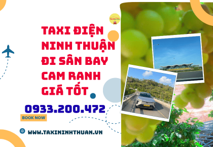 Taxi điện Ninh Thuận đi sân bay Cam Ranh giá tốt
