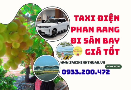 Taxi điện Phan Rang đi sân bay giá tốt