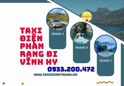 Taxi điện Phan Rang đi Vĩnh Hy