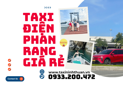Taxi điện Phan Rang giá rẻ