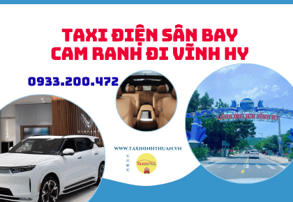 Taxi Điện Sân Bay Cam Ranh Đi Vĩnh Hy