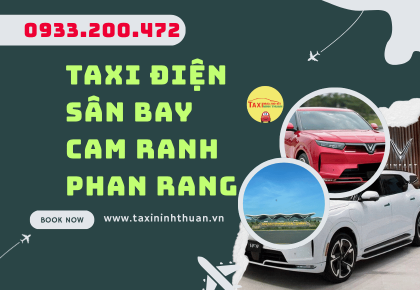 Taxi điện sân bay Cam Ranh Phan Rang
