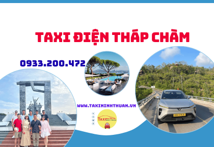 Taxi điện Tháp Chàm