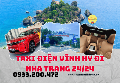 Taxi điện Vĩnh Hy đi Nha Trang 24/24