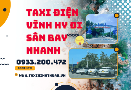 Taxi điện Vĩnh Hy đi sân bay nhanh