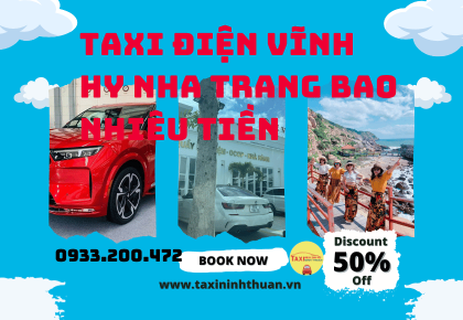 Taxi điện Vĩnh Hy Nha Trang bao nhiêu tiền