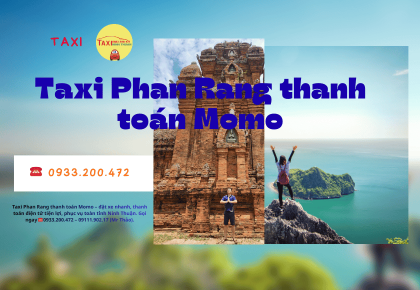 Taxi Phan Rang thanh toán Momo