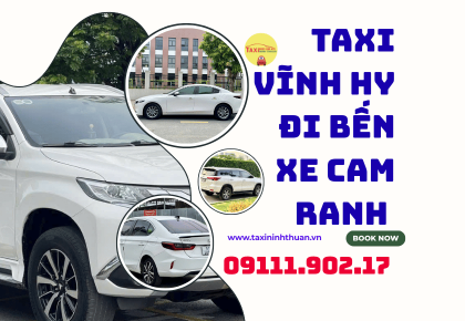 Taxi vĩnh hy đi bến xe cam ranh 