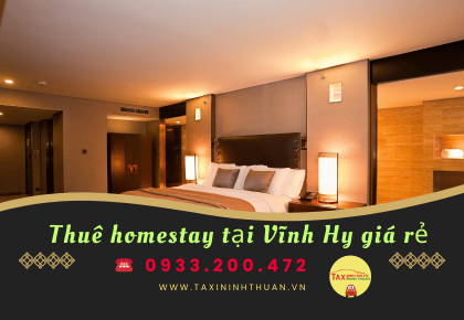 Thuê homestay tại Vĩnh Hy giá rẻ