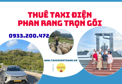Thuê taxi điện Phan Rang trọn gói