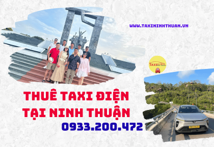 Thuê taxi điện tại Ninh Thuận