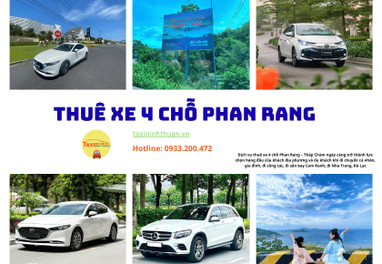Thuê Xe 4 Chỗ Phan Rang