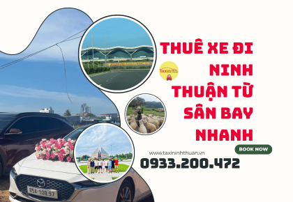 Thuê Xe Đi Ninh Thuận Từ Sân Bay Nhanh