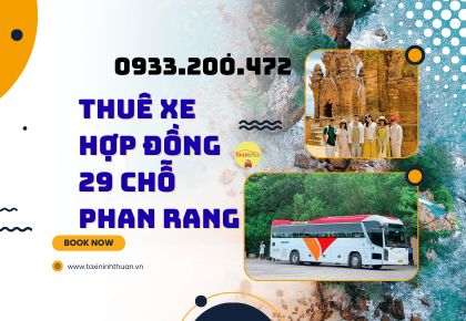 Thuê xe hợp đồng 29 chỗ phan rang