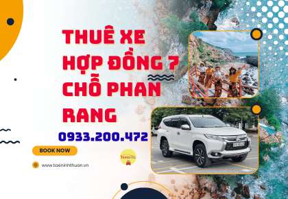 Thuê xe hợp đồng 7 chỗ phan rang