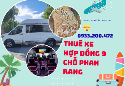 Thuê xe hợp đồng 9 chỗ phan rang