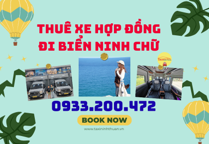 Thuê xe hợp đồng đi biển ninh chữ