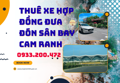 Thuê xe hợp đồng đưa đón sân bay cam ranh