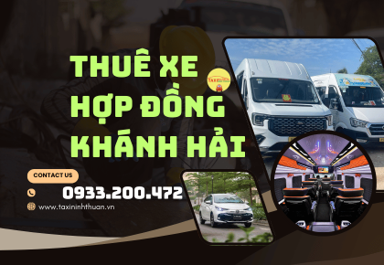 Thuê xe hợp đồng khánh hải