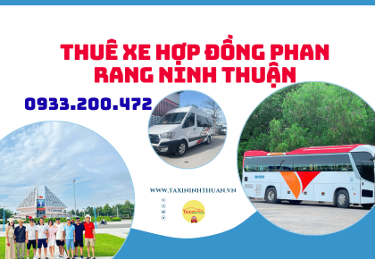 Thuê xe hợp đồng phan rang ninh thuận